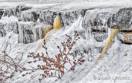 Ice On The Rocks_P1020306-8.jpg - Photographed at Smiths Falls, Ontario, Canada.